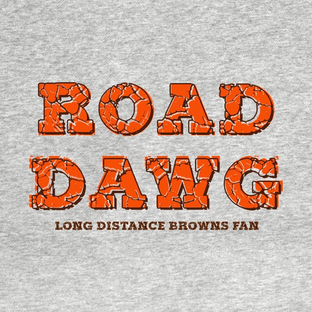 Cleveland Browns Road Dawg by mbloomstine